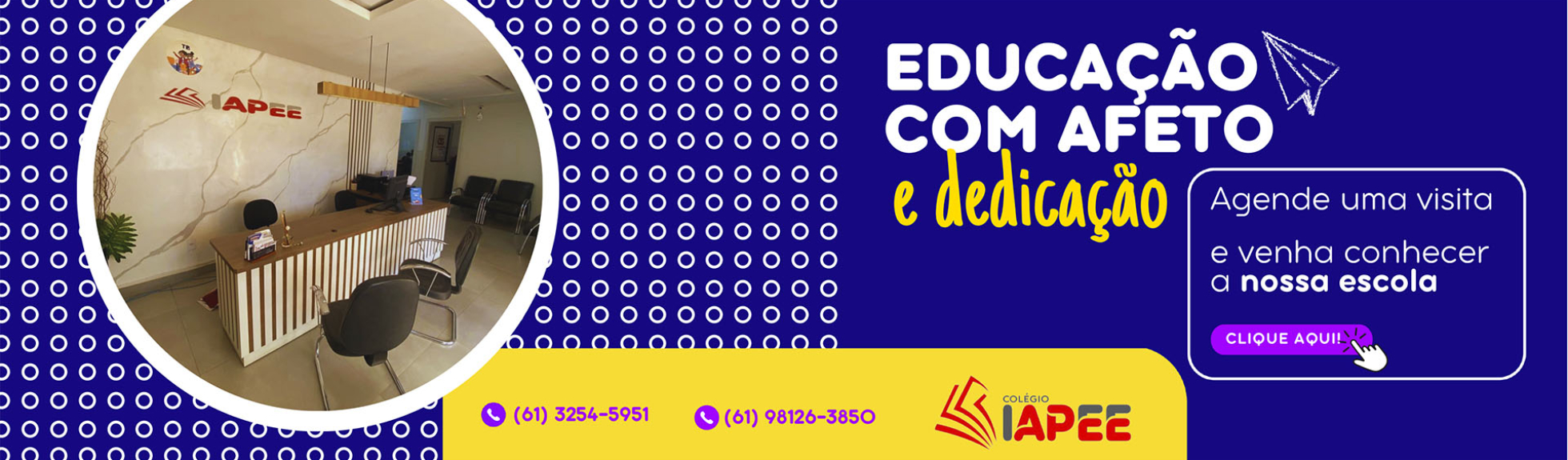 Agende uma visita